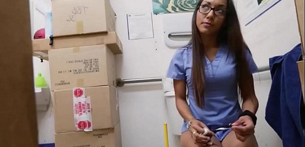  Beautiful Teenage Medical Student Puts Underwear Up Her Love Hole